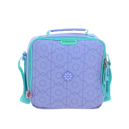 Lonchera escolar térmica Happy Girl violeta para niña - Durabilidad y diversión 1