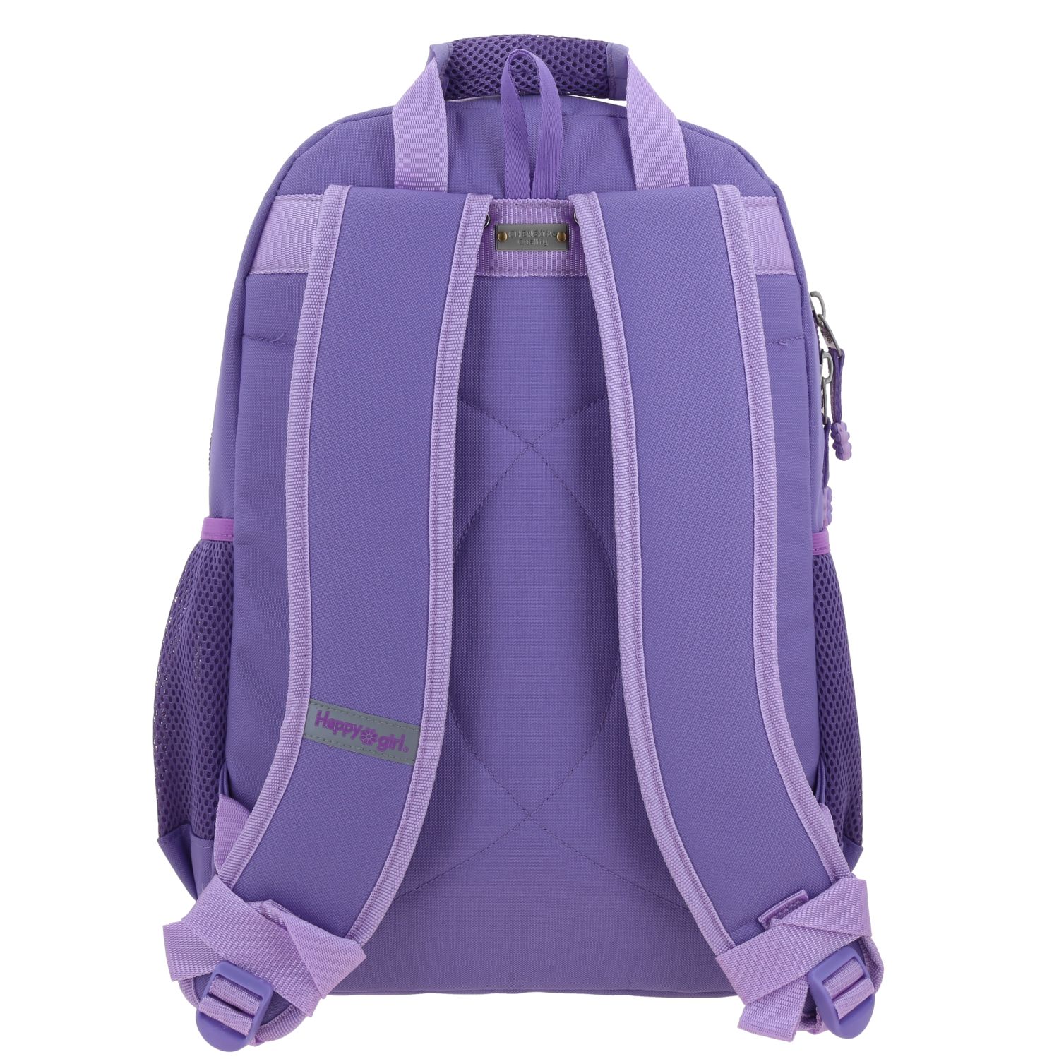Mochila escolar para niña Happy Girl by Chenson color uva con diversión y seguridad 4