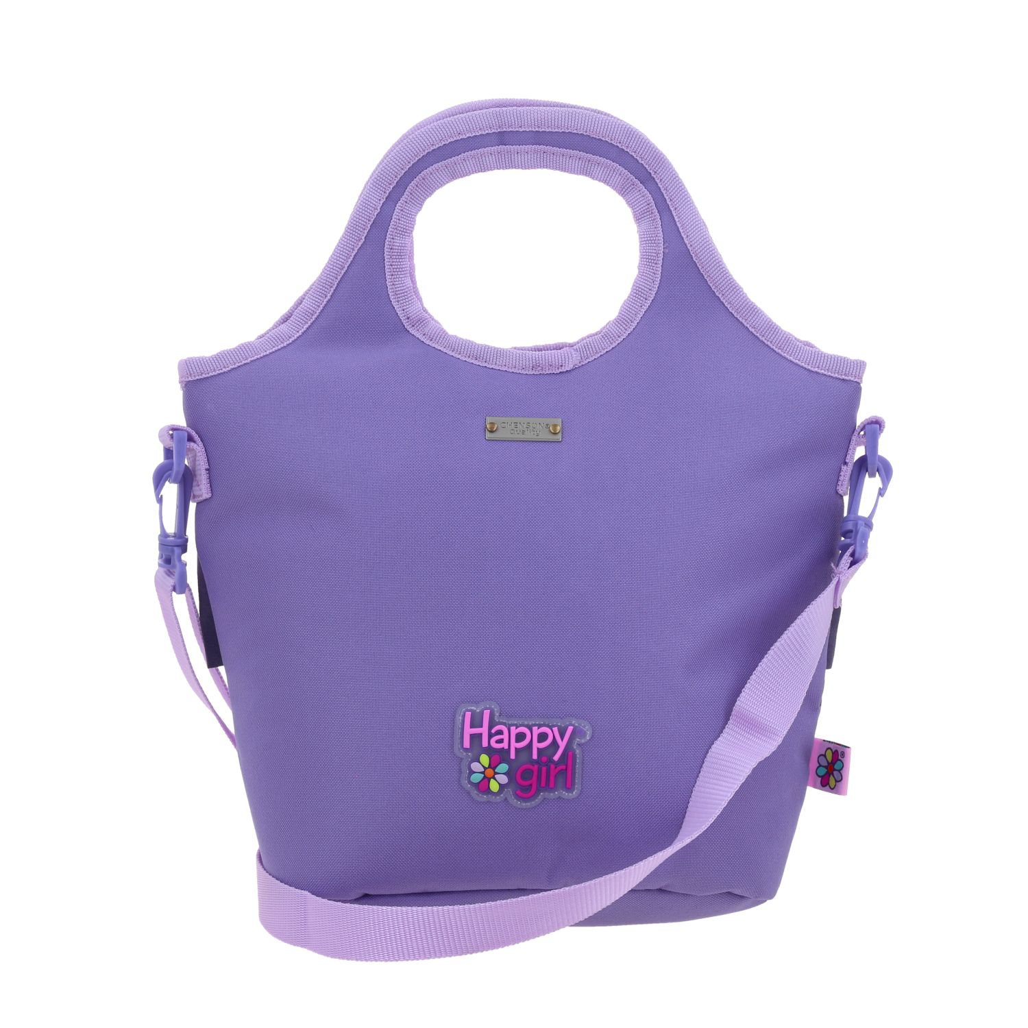 Lonchera escolar para niña Happy Girl uva - Térmica y divertida 4