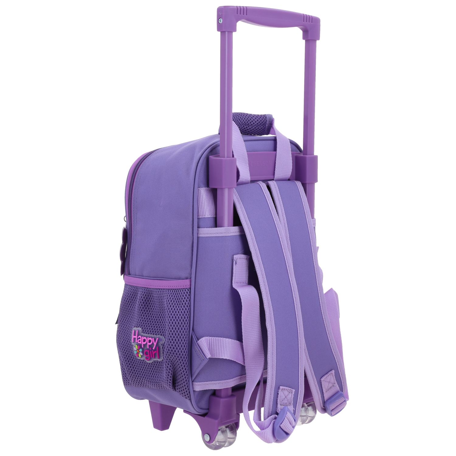 Mochila con Ruedas Happy Girl Uva para Niña - Diversión y Durabilidad 3