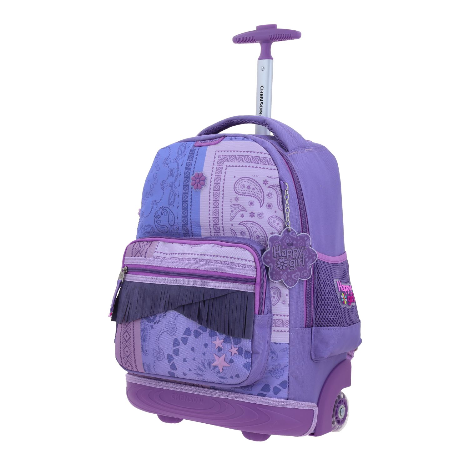 Mochila con Ruedas Happy Girl Uva para Niña - Diversión y Durabilidad 2