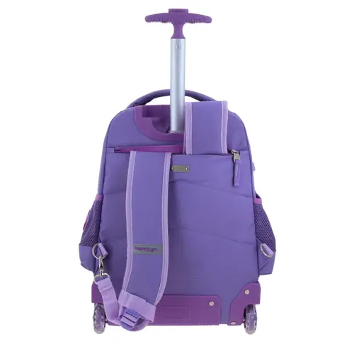 Mochila con Ruedas Happy Girl Uva para Niña - Diversión y Durabilidad - vista 2