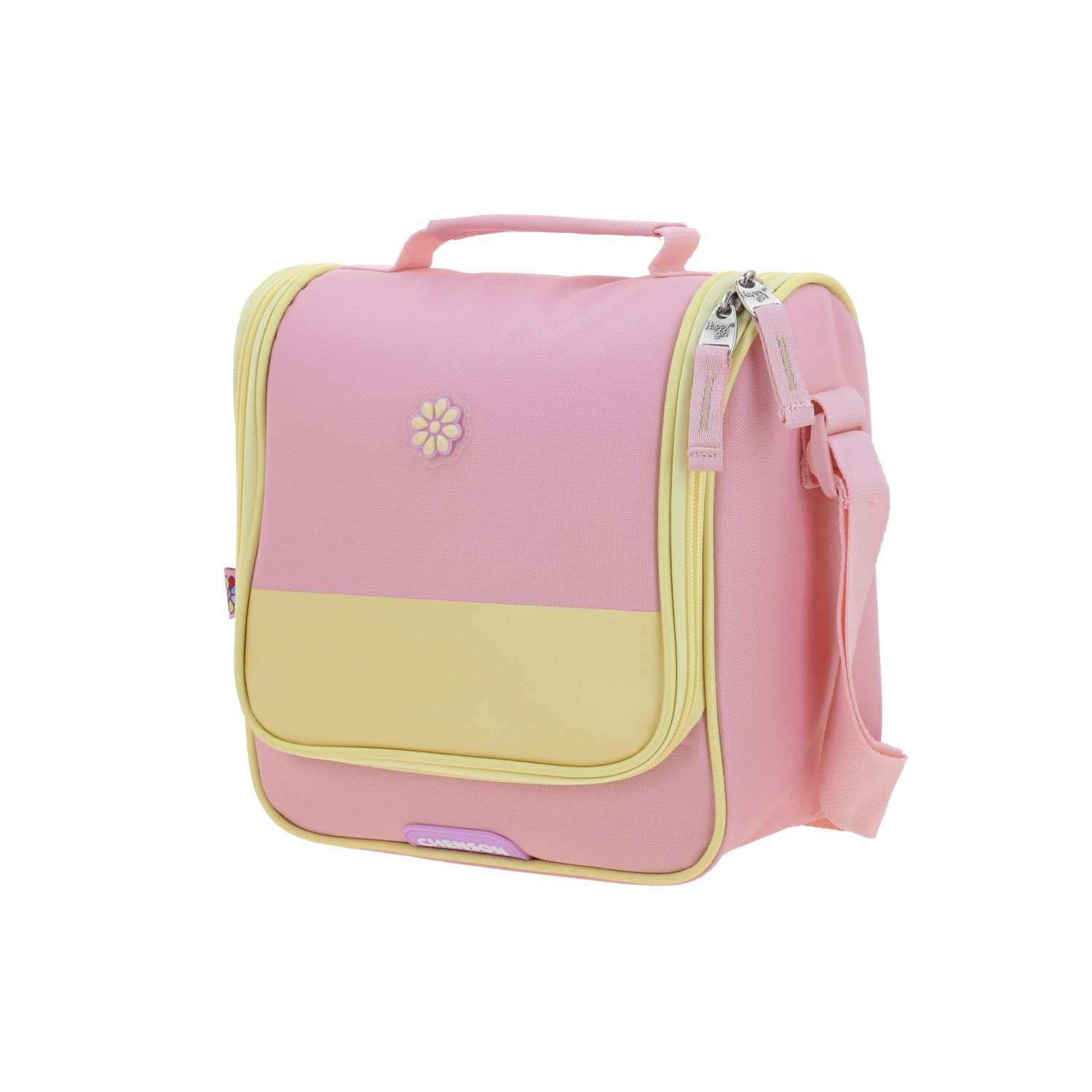 Lonchera escolar Happy Girl by Chenson rosa térmica para niña 2