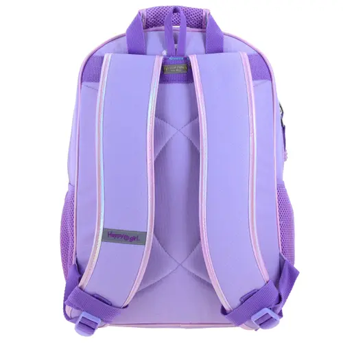 Mochila escolar para niña Happy Girl by Chenson Violeta con amplia capacidad 4