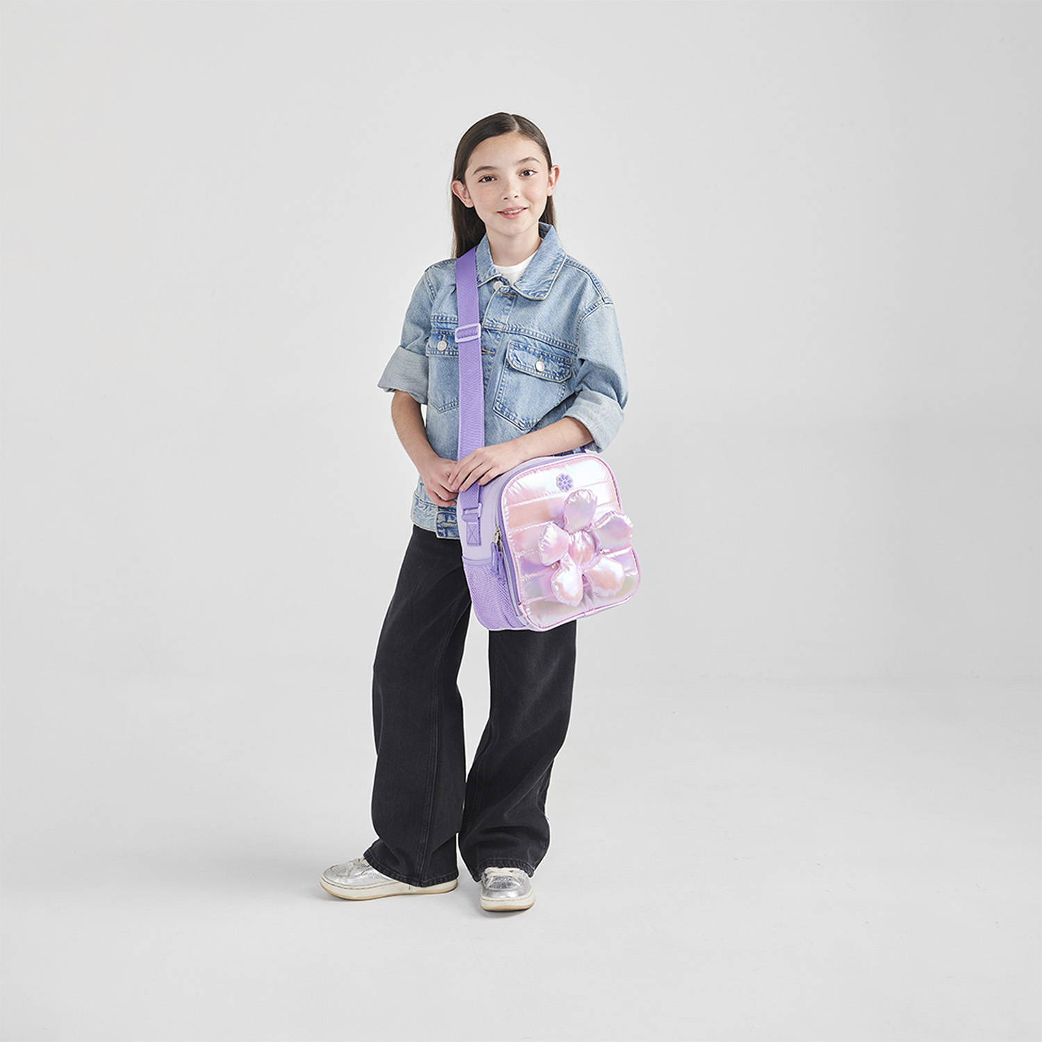 Lonchera escolar térmica Happy Girl Violeta - Diversión y durabilidad - vista 2