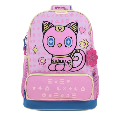 Kit Escolar Happy Girl by Chenson (Mochila + Lonchera) Rosa Infantil - Modelo HG70354 1