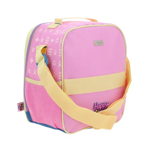 Lonchera escolar térmica Happy Girl Rosa para niña - Duradera y divertida - Modelo HG70355 3