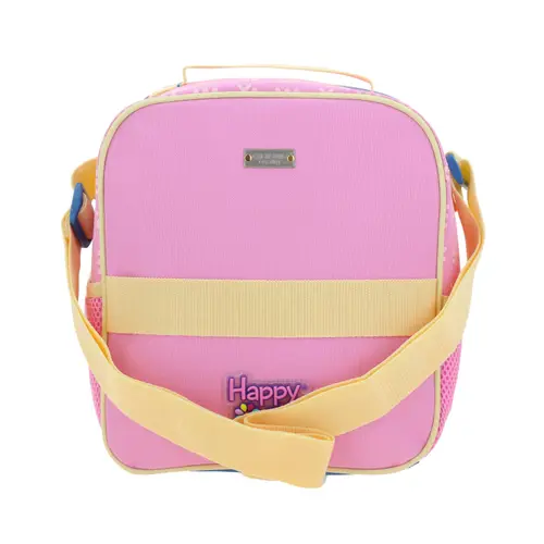 Lonchera escolar térmica Happy Girl Rosa para niña - Duradera y divertida - Modelo HG70355 4