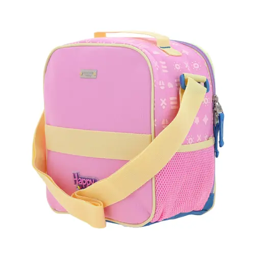 Lonchera escolar térmica Happy Girl Rosa para niña - Duradera y divertida - Modelo HG70355 5