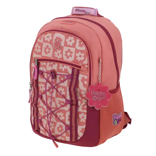 Kit Escolar Happy Girl by Chenson (Mochila + Lonchera) Fucsia Infantil 2