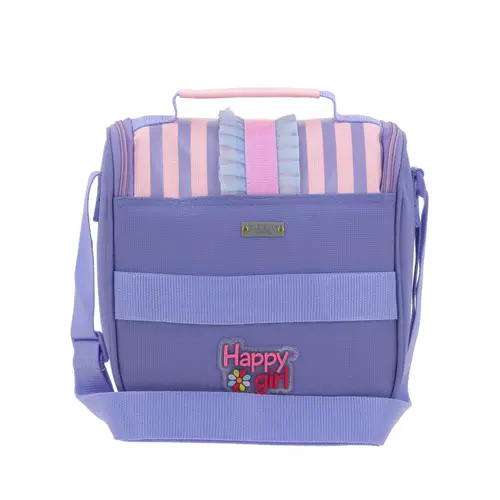 Lonchera escolar Happy Girl by Chenson Rosa con forro térmico - Modelo HG70388 4