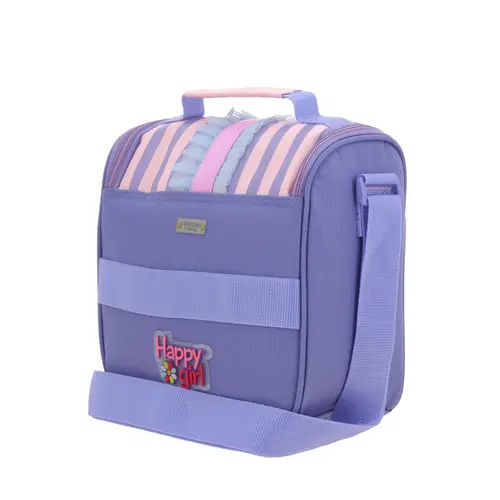 Lonchera escolar Happy Girl by Chenson Rosa con forro térmico - Modelo HG70388 5