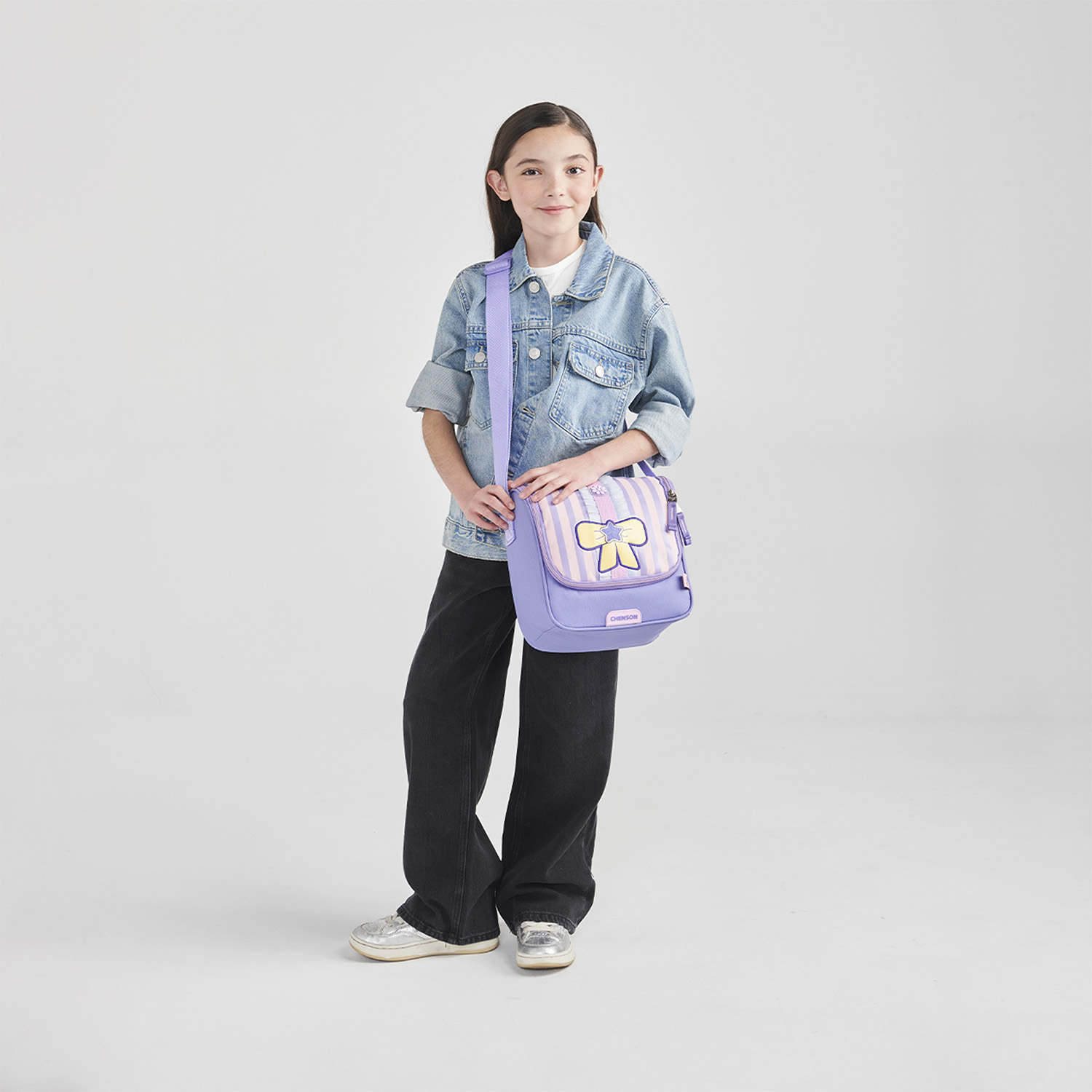 Lonchera escolar Happy Girl by Chenson Rosa con forro térmico - vista 2