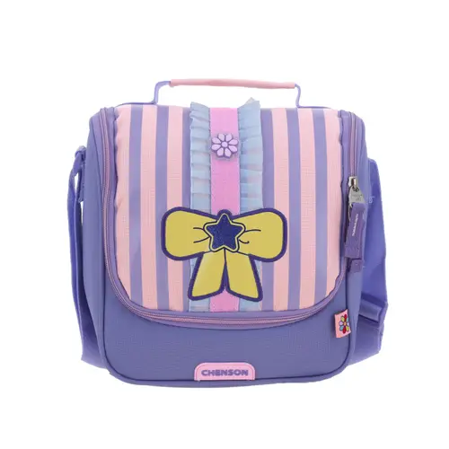 Kit Escolar Happy Girl by Chenson (Mochila con Ruedas + Lonchera) Rosa Infantil - Modelo HG70391 4