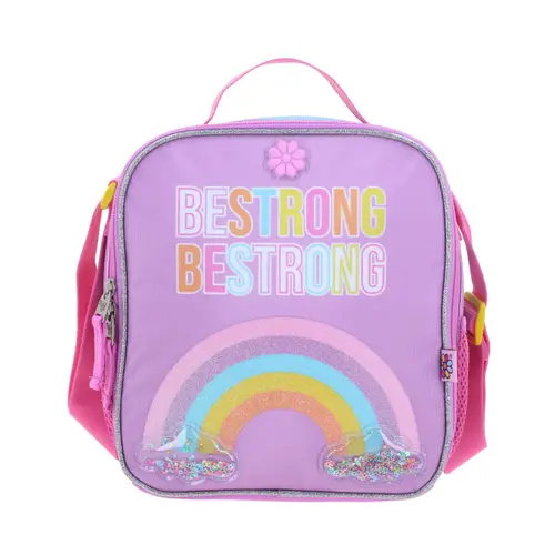 Lonchera escolar térmica Happy Girl multicolor para niña - Durabilidad y diversión 1