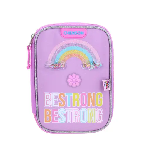 Kit Escolar Happy Girl by Chenson Mochila + Lapicera Multicolor 4