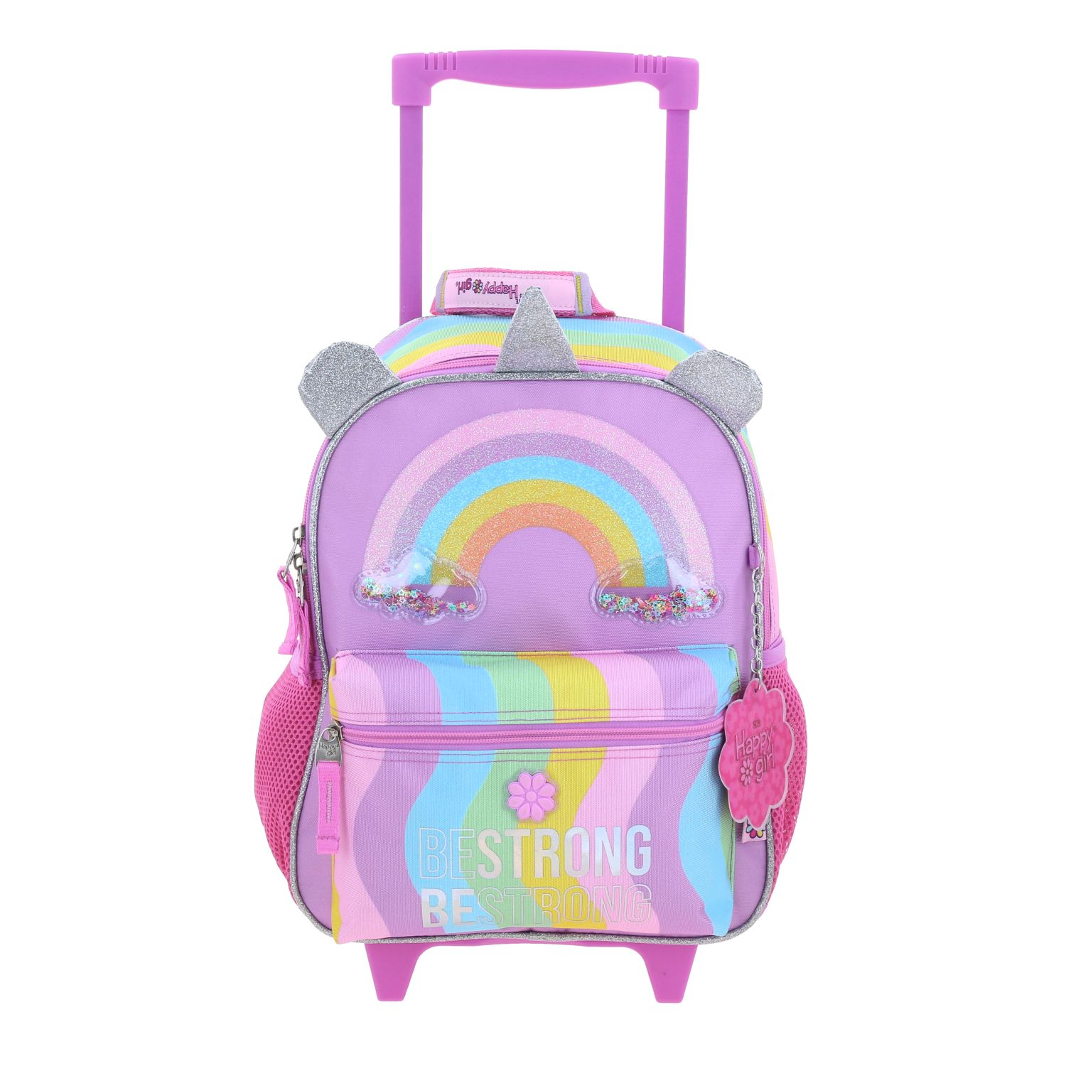 Mochila Escolar con Ruedas Happy Girl Multicolor Primaria