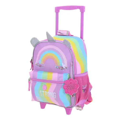 Mochila Kinder con Ruedas Happy Girl Multicolor Kinder - vista 2