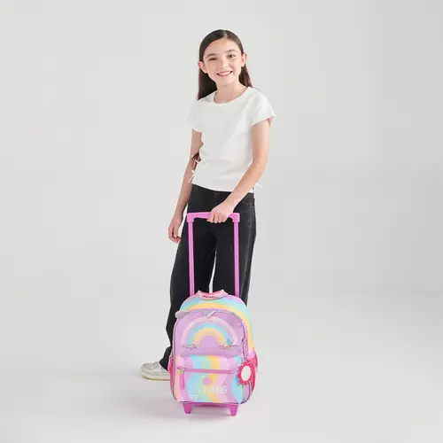 Mochila Kinder con Ruedas Happy Girl Multicolor Kinder - vista 2