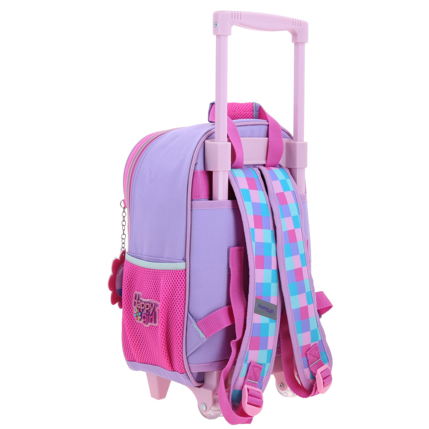 Mochila con Ruedas Happy Girl Uva para Niña - Diversión y Durabilidad 3