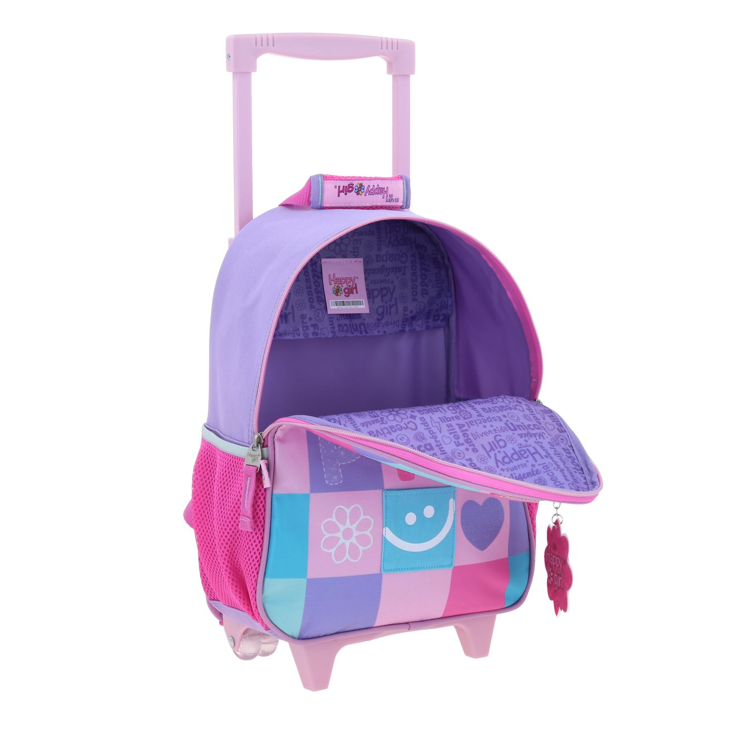 Mochila con Ruedas Happy Girl Uva para Niña - Diversión y Durabilidad - vista 2