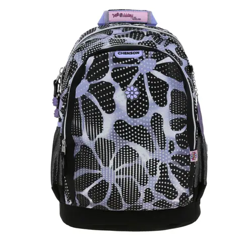 Kit Escolar Happy Girl by Chenson (Mochila + Lapicera) Negro Infantil - Modelo HG70568 2