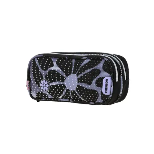 Kit Escolar Happy Girl by Chenson (Mochila + Lapicera) Negro Infantil - Modelo HG70568 - vista 2