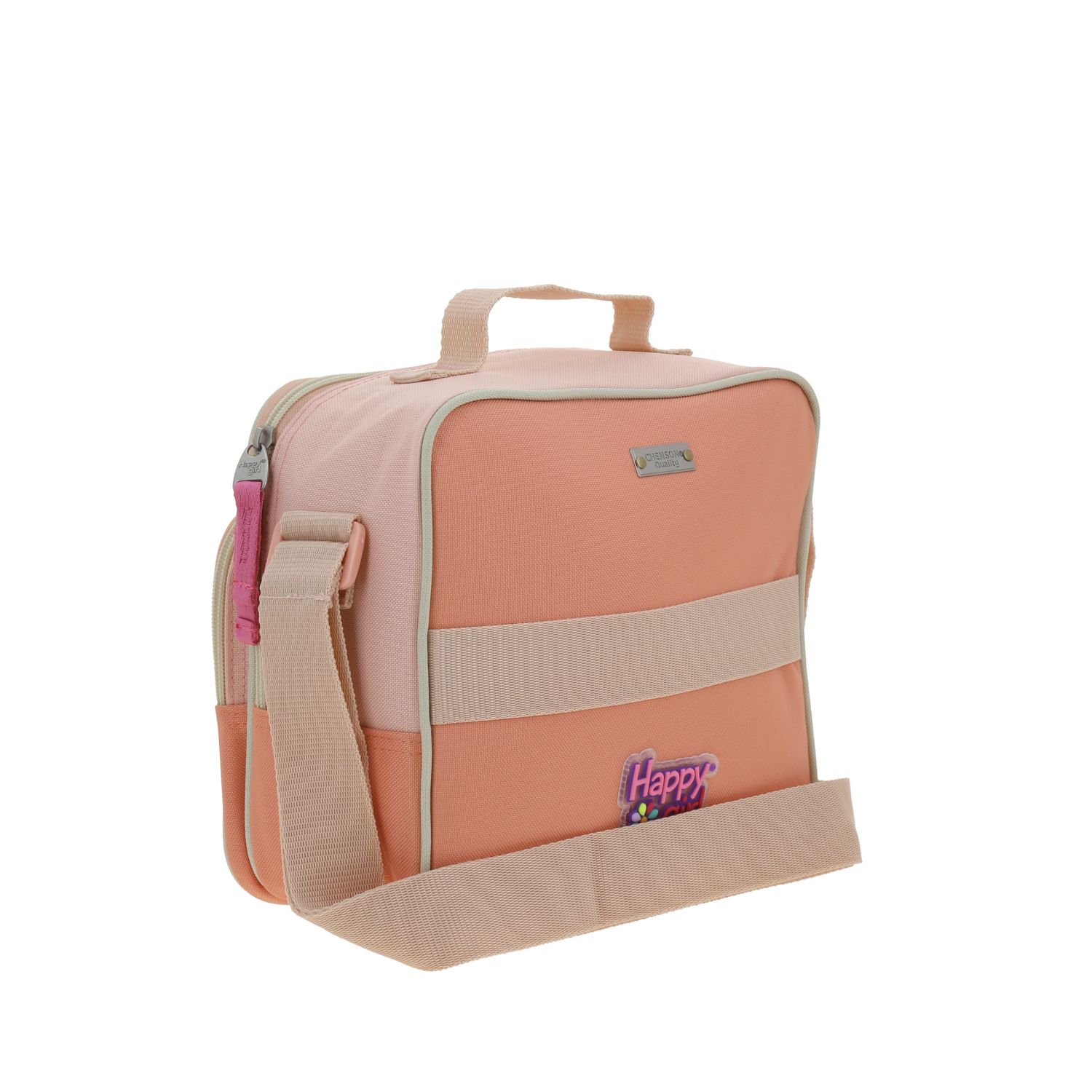 Lonchera Escolar Happy Girl Beige Térmica Forro - HG70591-E 3