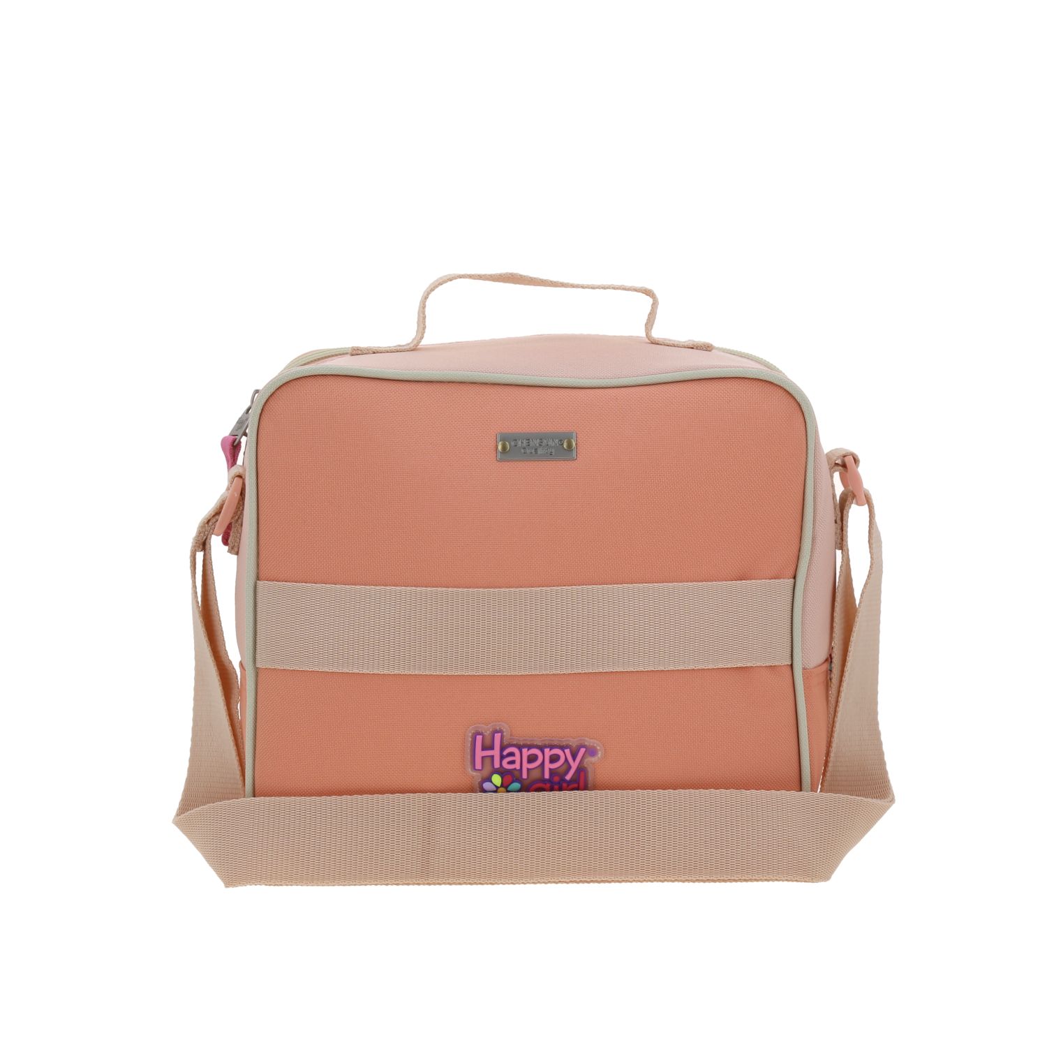 Lonchera Escolar Happy Girl Beige Térmica Forro - HG70591-E 4