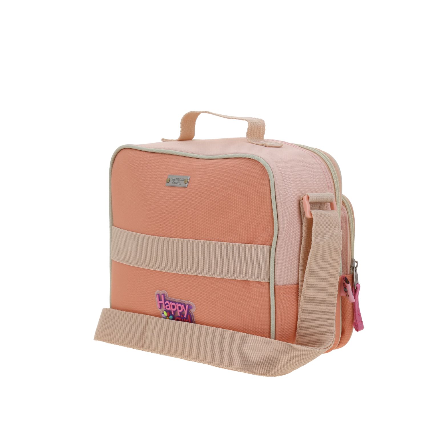 Lonchera Escolar Happy Girl Beige Térmica Forro - HG70591-E 5