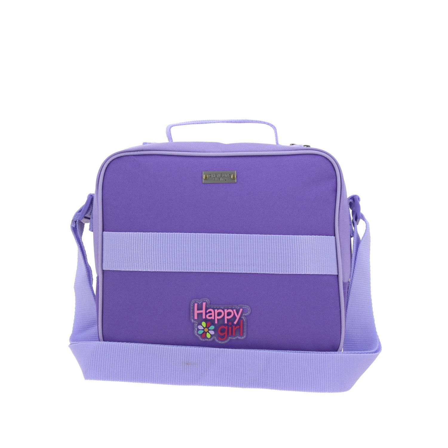 Lonchera Escolar Térmica Happy Girl Violeta - Forro Aislante 4
