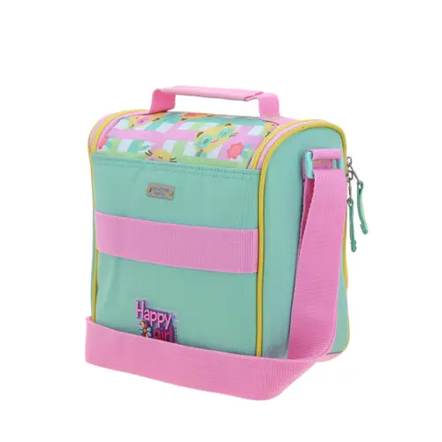 Lonchera Escolar Térmica Happy Girl Rosa para Niña - Modelo HG70707 5