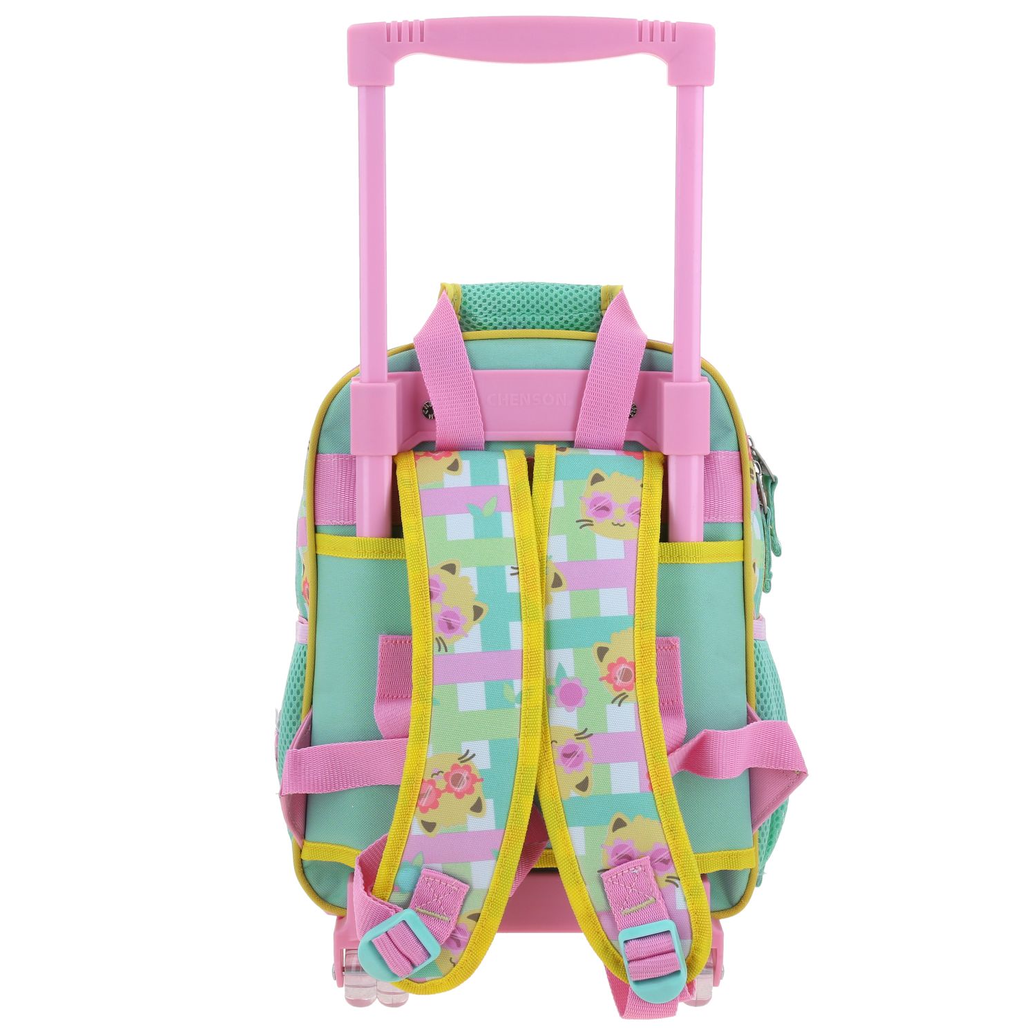 Mochila con Ruedas Happy Girl Rosa para Niña - Diversión y Durabilidad 4