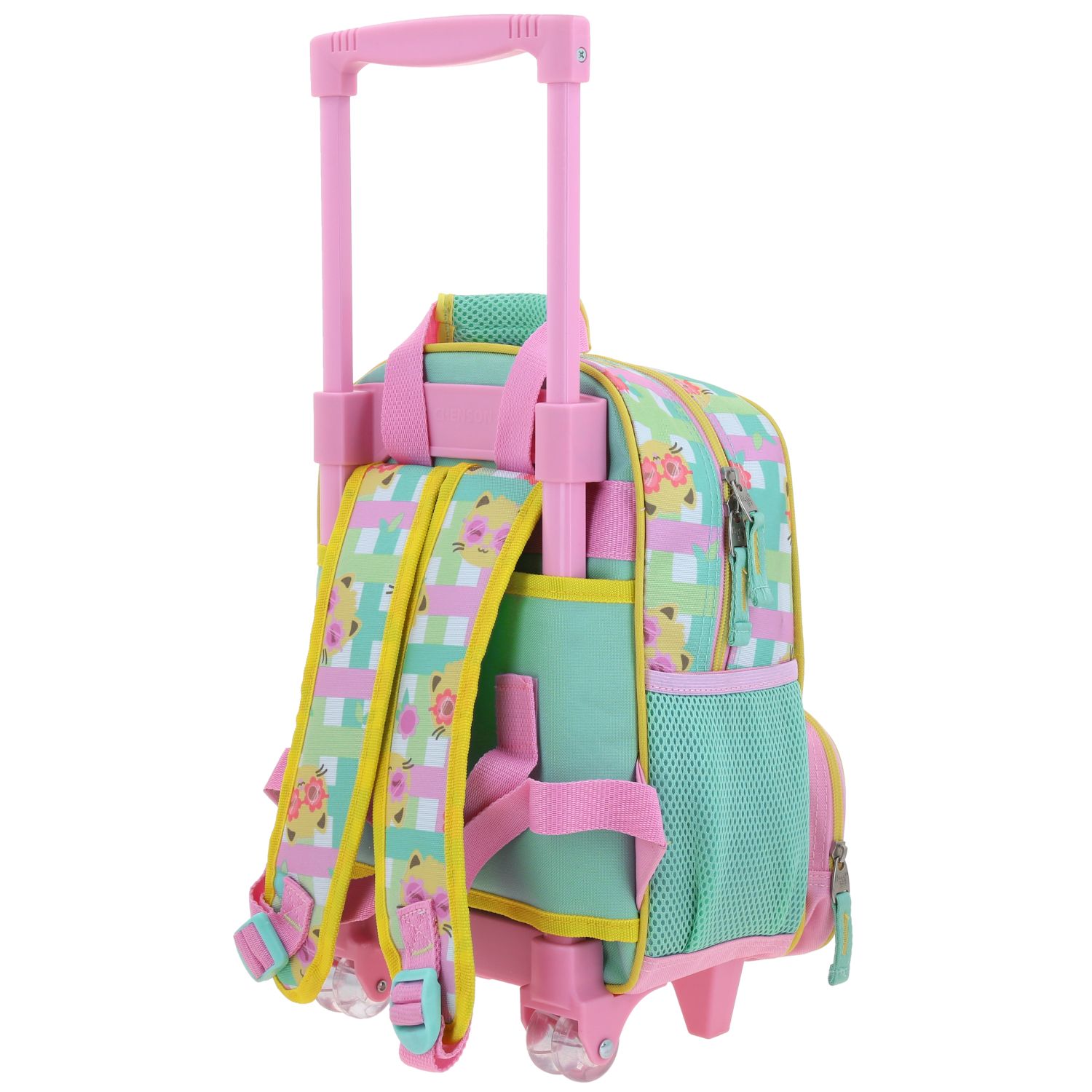 Mochila con Ruedas Happy Girl Rosa para Niña - Diversión y Durabilidad 5