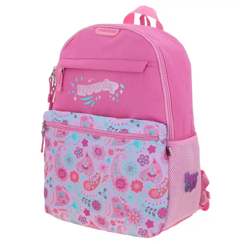 Kit Escolar Happy Girl by Chenson (Mochila + Lonchera) Rosa Infantil - Modelo HG70717 2