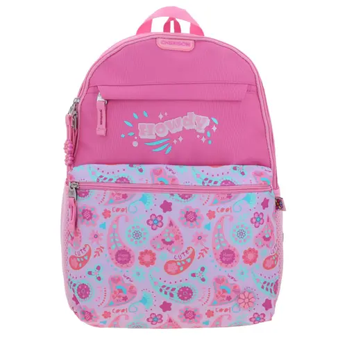Mochila escolar rosa para niña Happy Girl by Chenson - Divertida y segura 1