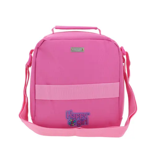 Lonchera escolar térmica Happy Girl rosa para niña - Durabilidad y diversión - Modelo HG70718 4