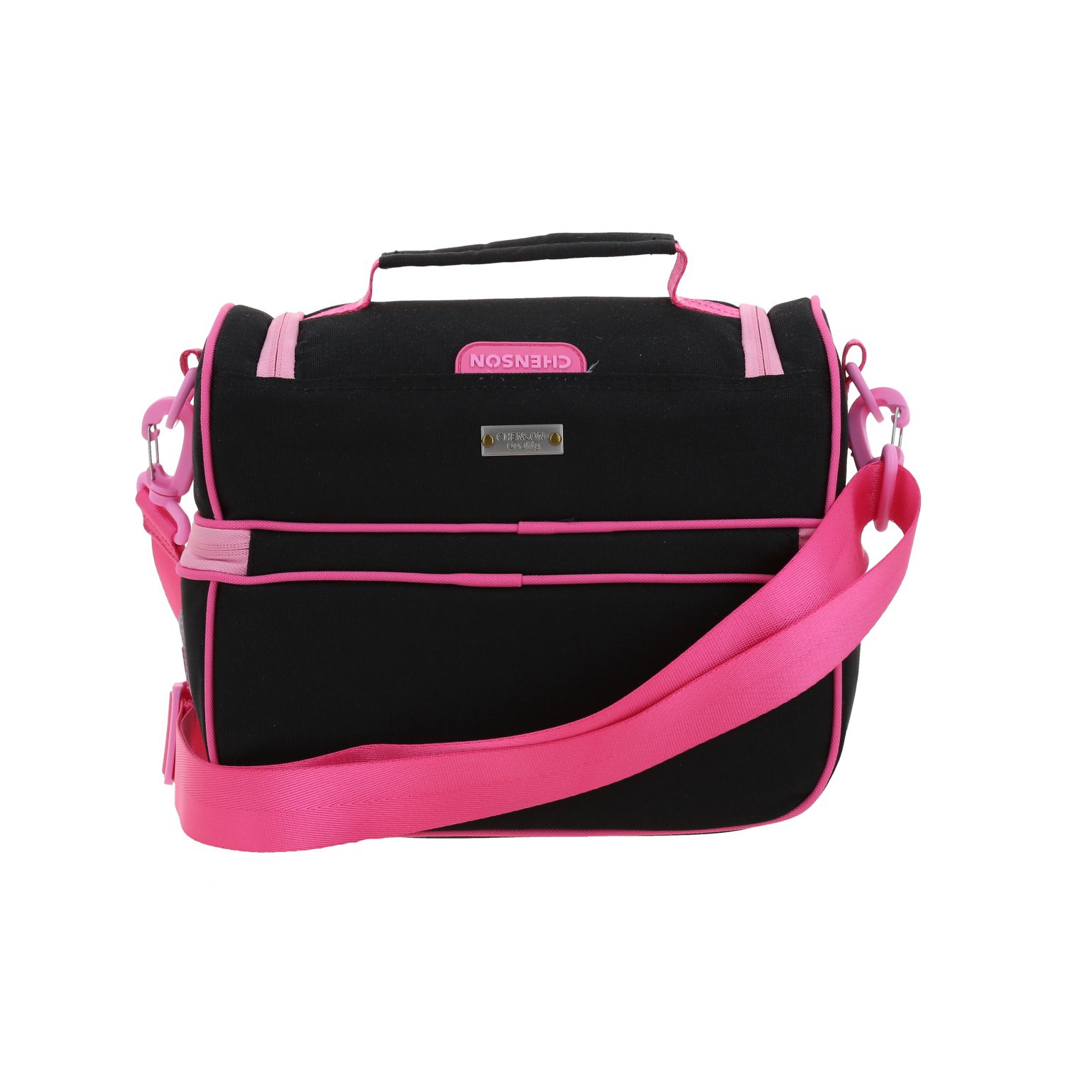 Lonchera escolar térmica Happy Girl by Chenson negra para niña 4