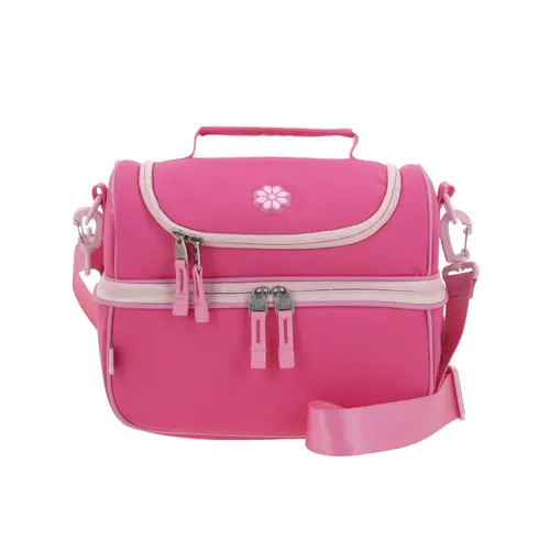 Lonchera escolar Happy Girl by Chenson rosa térmica para niña - Modelo HG70738 1