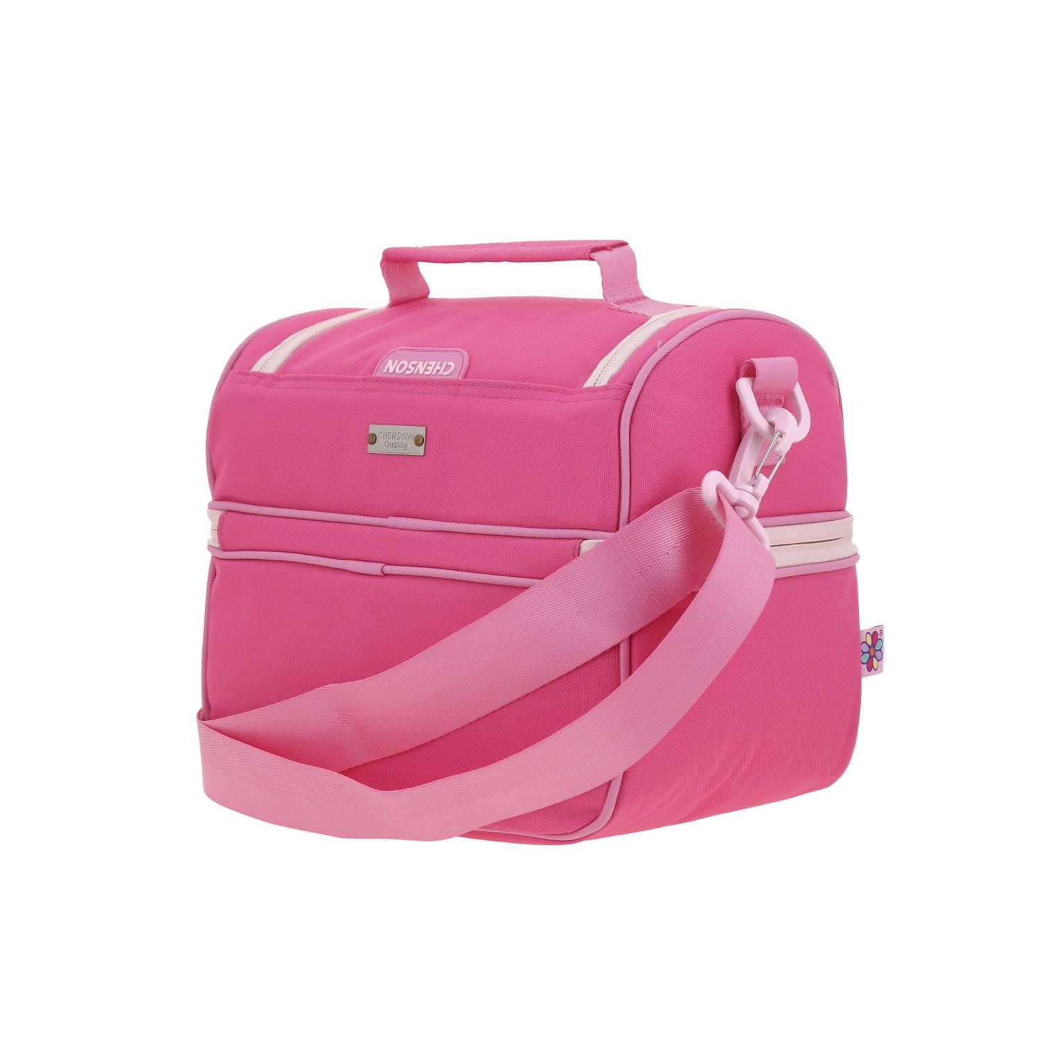 Lonchera escolar Happy Girl by Chenson rosa térmica para niña 5