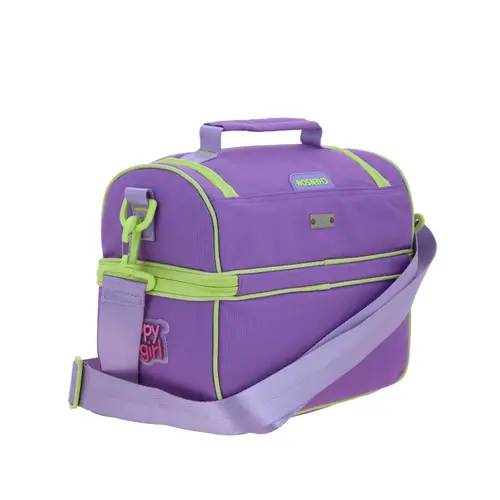 Lonchera escolar Happy Girl Violeta - Térmica y Divertida para Niñas 3