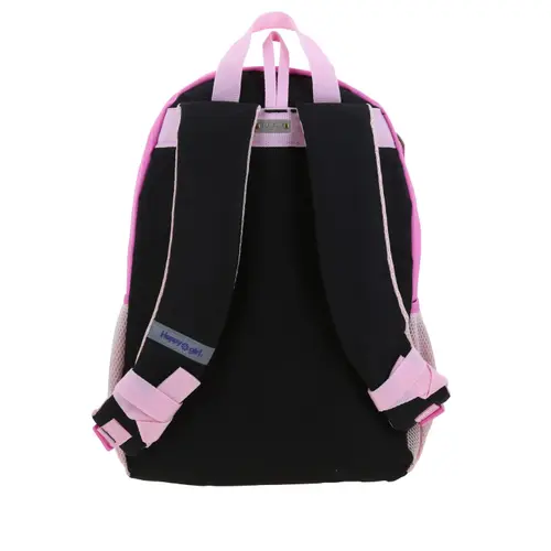 Mochila escolar para niña Happy Girl by Chenson negra con bolsillos prácticos 5