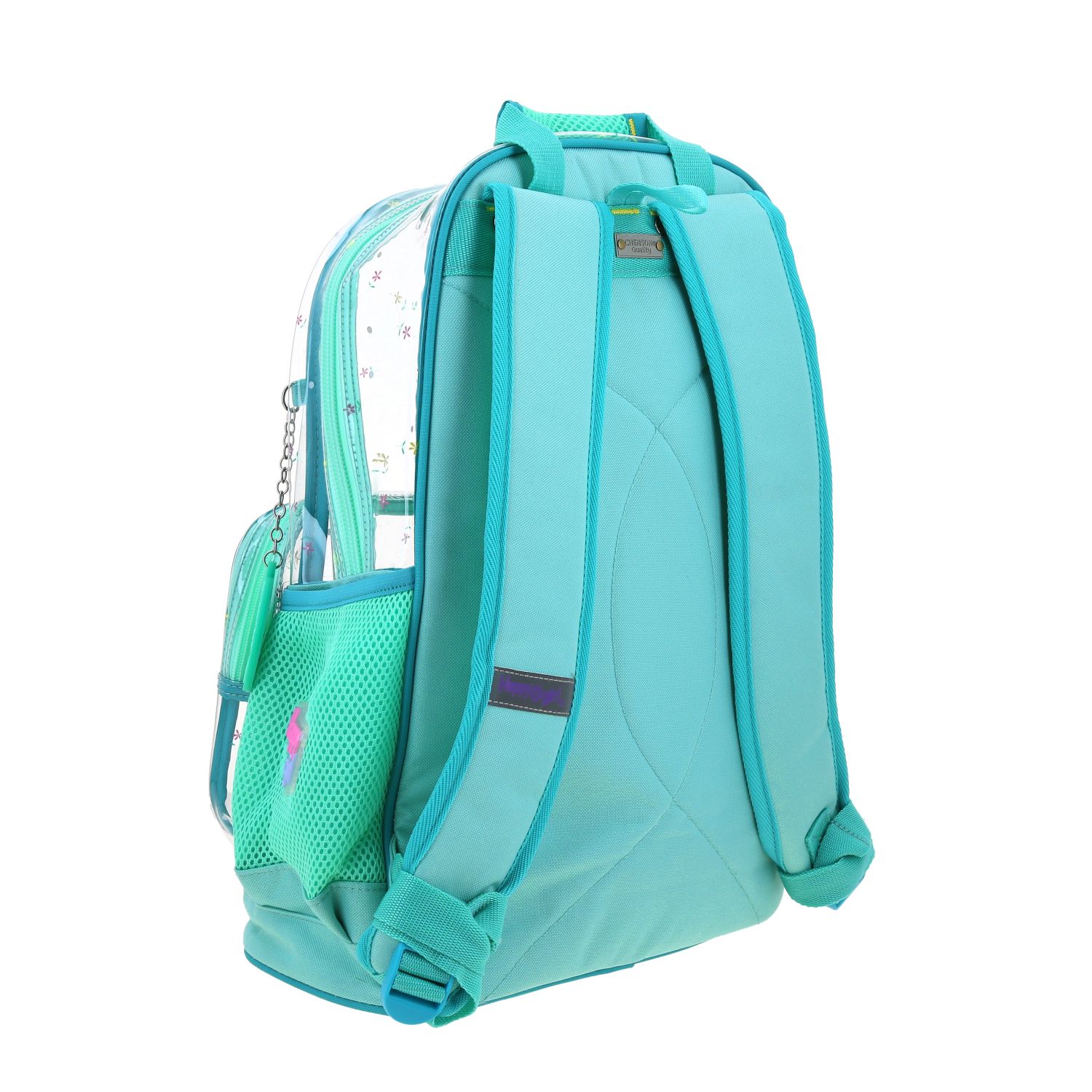 Mochila Escolar Happy Girl Turquesa Niña - Resistente PVC 3