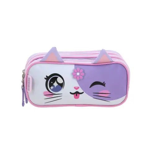 Kit Escolar Happy Girl by Chenson (Mochila + Lonchera + Lapicera) Uva Infantil - Modelo HG70806 5