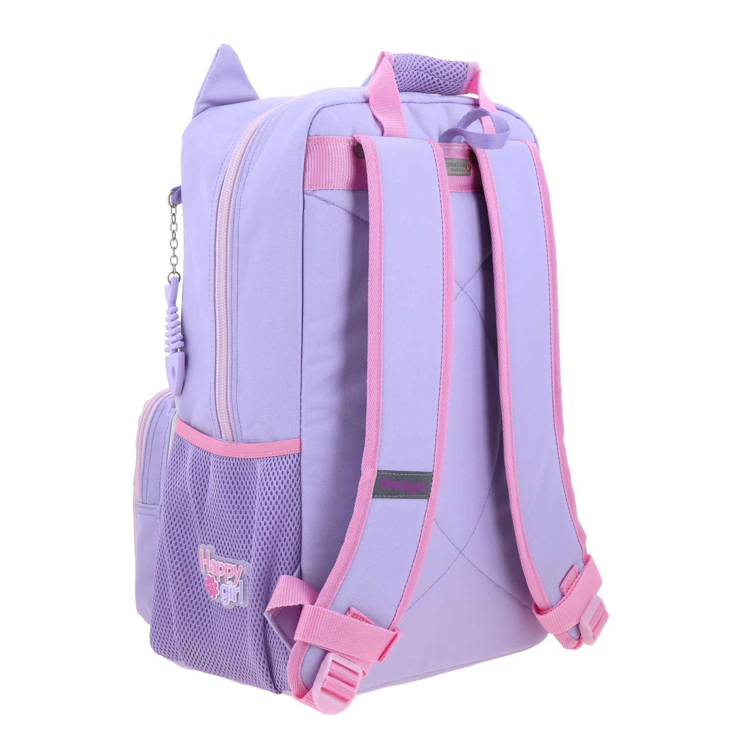 Mochila Escolar Happy Girl Uva | Backpack Niña Resistente 3