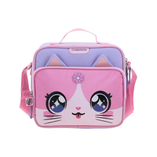 Kit Escolar Happy Girl by Chenson (Lonchera + Lapicera) Uva Infantil - Modelo HG70807 1