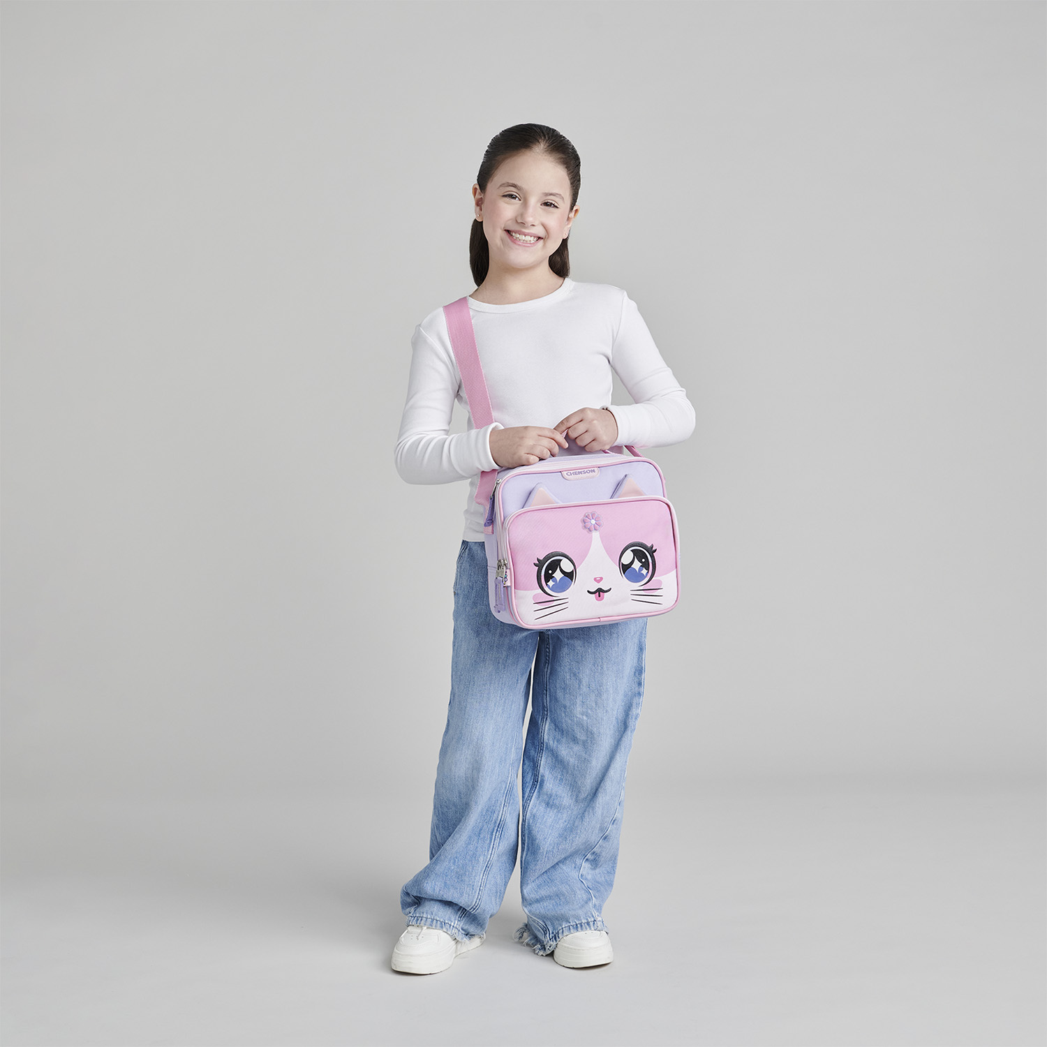 Lonchera Escolar Happy Girl Uva con Forro Térmico | Chenson - vista 2