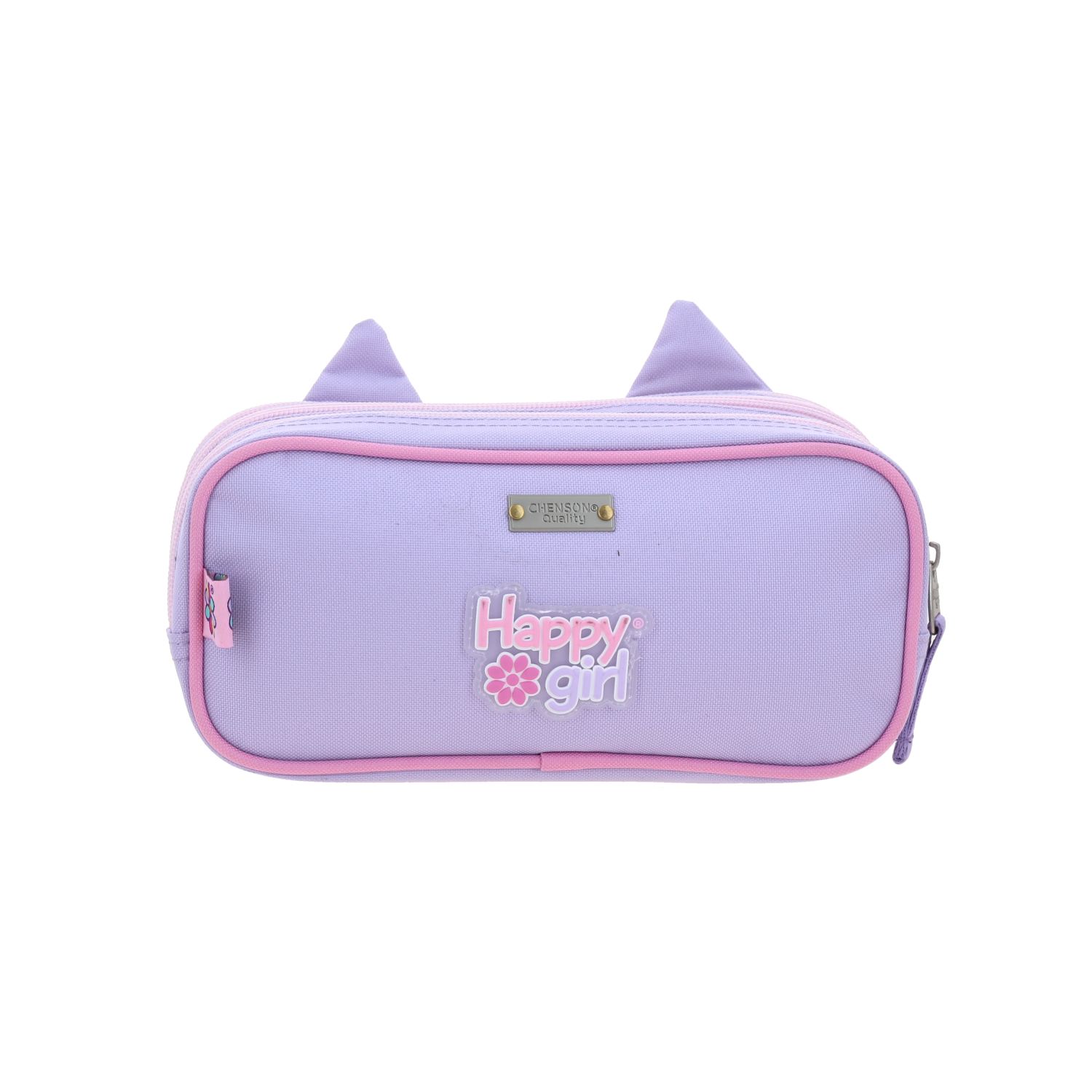 Lapicera Happy Girl Uva 23cm | Estuche Escolar para Niña 4
