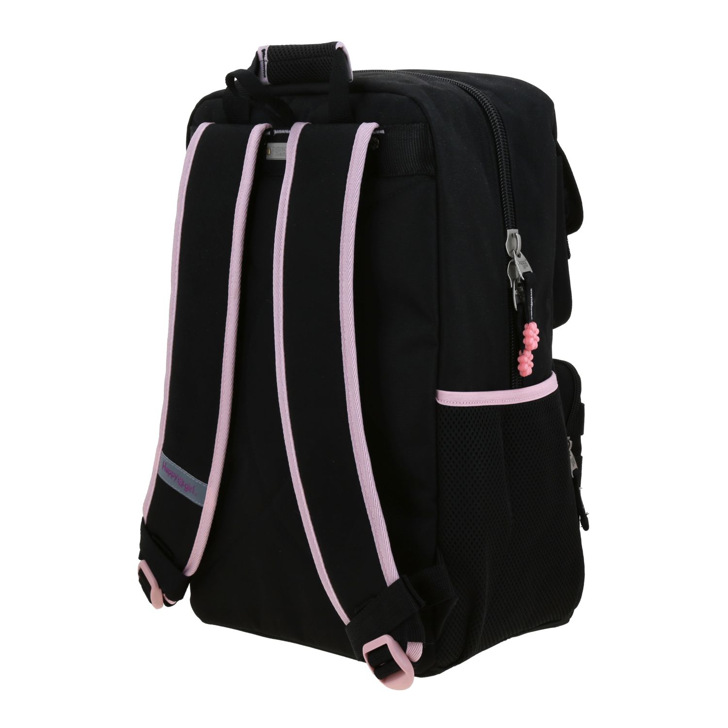Mochila Escolar Happy Girl Negro 22cm - Resistente y Cómoda 5