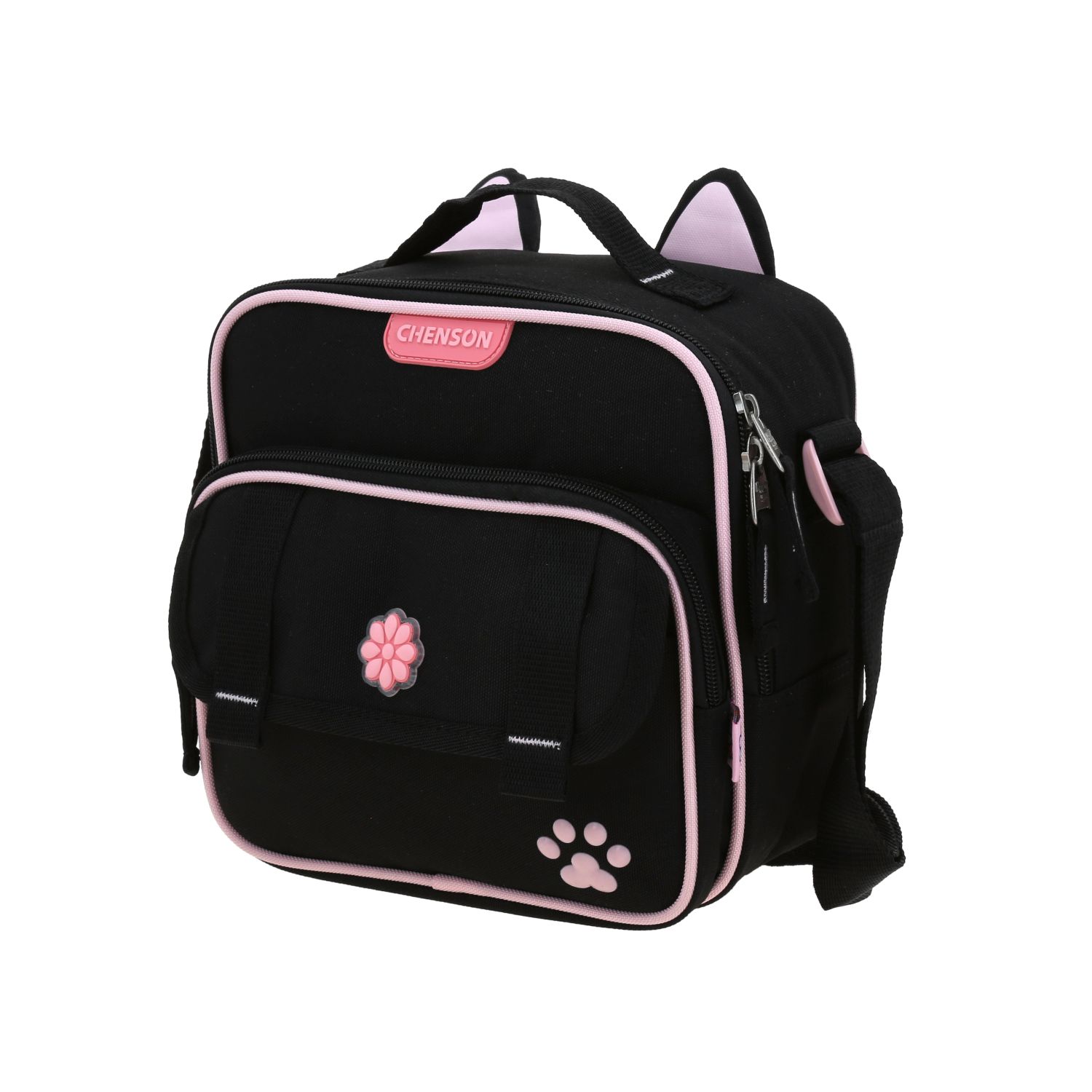 Lonchera Escolar Térmica Happy Girl Negro - Chenson HG70816 2